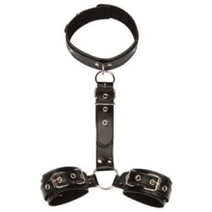 Handcuffs with Connected Collar