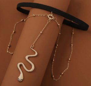 thigh jewelry snake design